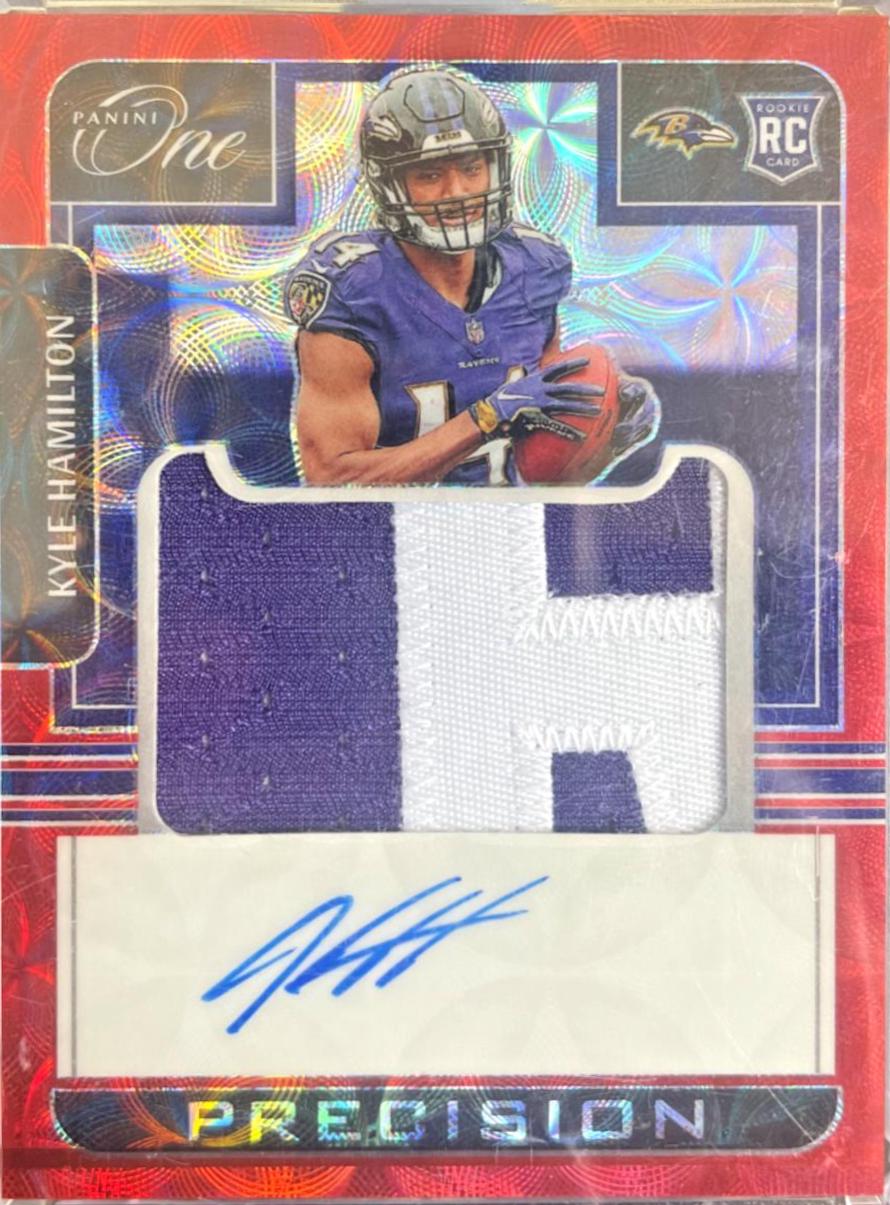 Kyle Hamilton [Patch Autograph Red] #8