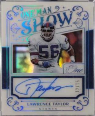 Lawrence Taylor [Man Show Autograph Blue] #166