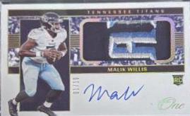 Malik Willis [Patch Autograph Gold] #25