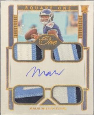 Malik Willis [Square Autograph Bronze] #80