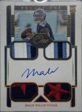 Malik Willis [Square Autograph Gold] #80