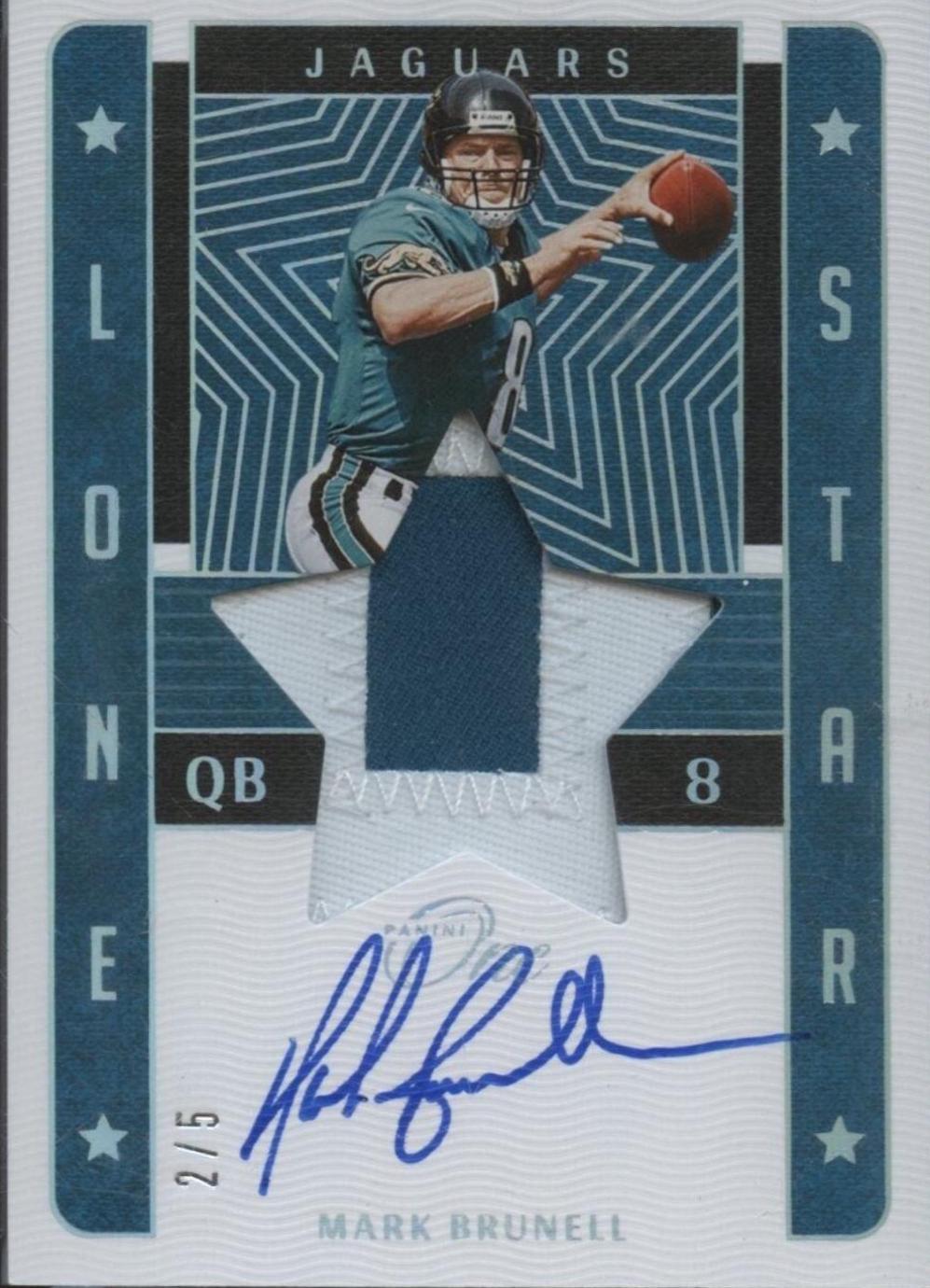 Mark Brunell [Lone Star Autograph Gold] #82