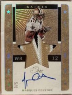 Marques Colston [Lone Star Autograph Platinum] #83