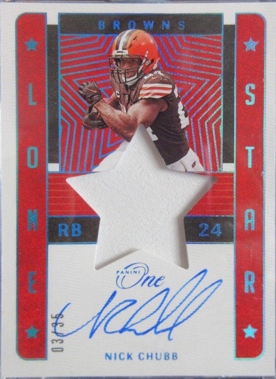 Nick Chubb [Lone Star Autograph Platinum] #99