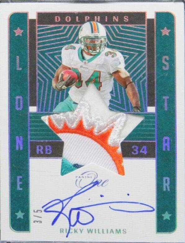 Ricky Williams [Lone Star Autograph Platinum] #91