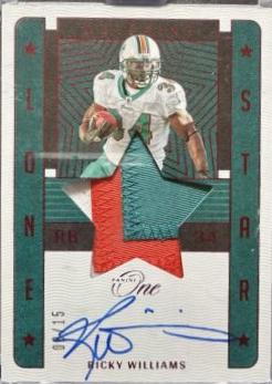 Ricky Williams [Lone Star Autograph Red] #91