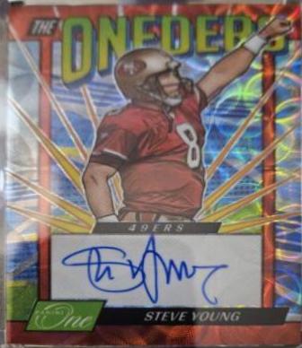 Steve Young [The Oneders Autograph Red] #374