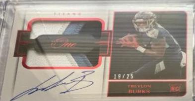 Treylon Burks [Dual Patch Autograph Red] #36