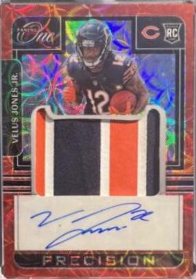 Velus Jones Jr. [Precision Patch Autograph Red] #320