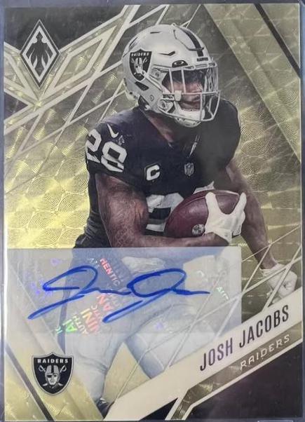 Josh Jacobs [Gold Vinyl Autograph] #47
