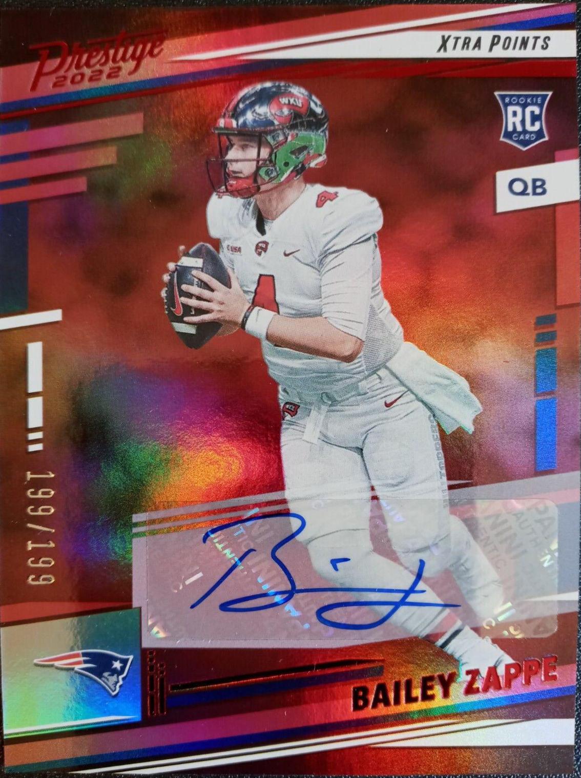 Bailey Zappe [Signature Red] #394