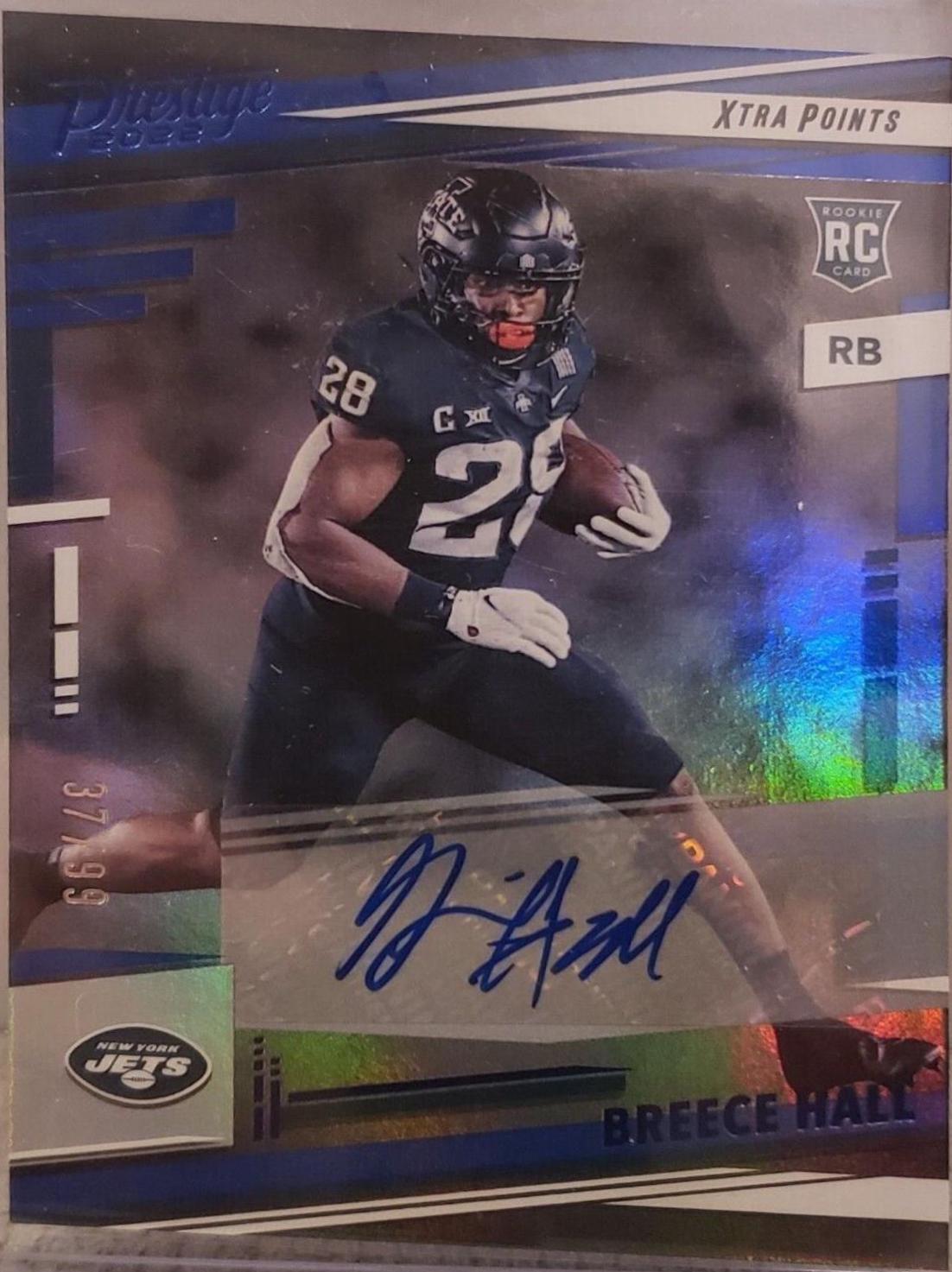 Breece Hall [Signature Blue] #313