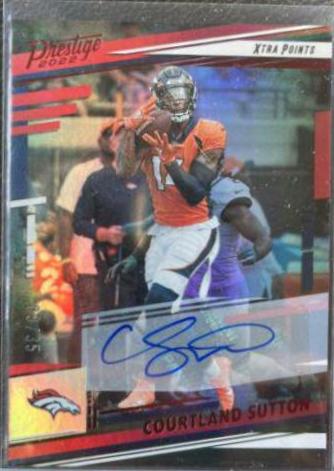 Courtland Sutton [Signature Red] #88