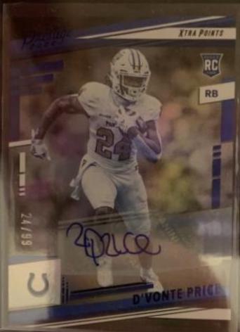 D'Vonte Price [Signature Blue] #344