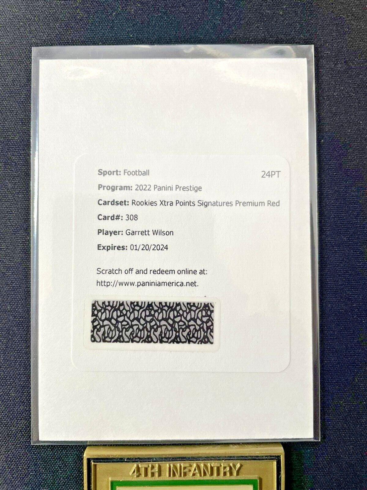 Garrett Wilson [Premium Red] #308