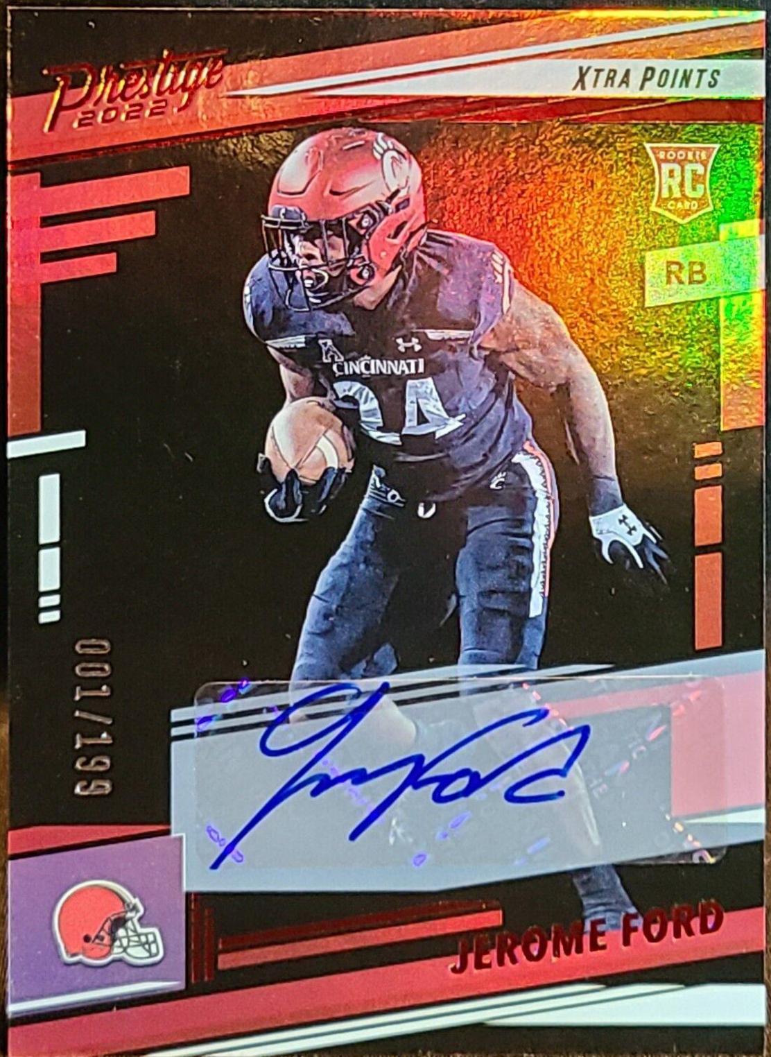 Jerome Ford [Signature Red] #374