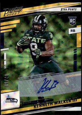 Kenneth Walker III [Signature Gold] #314