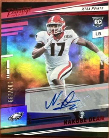 Nakobe Dean [Premium Red] #396