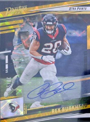 Rex Burkhead [Signature Gold] #116