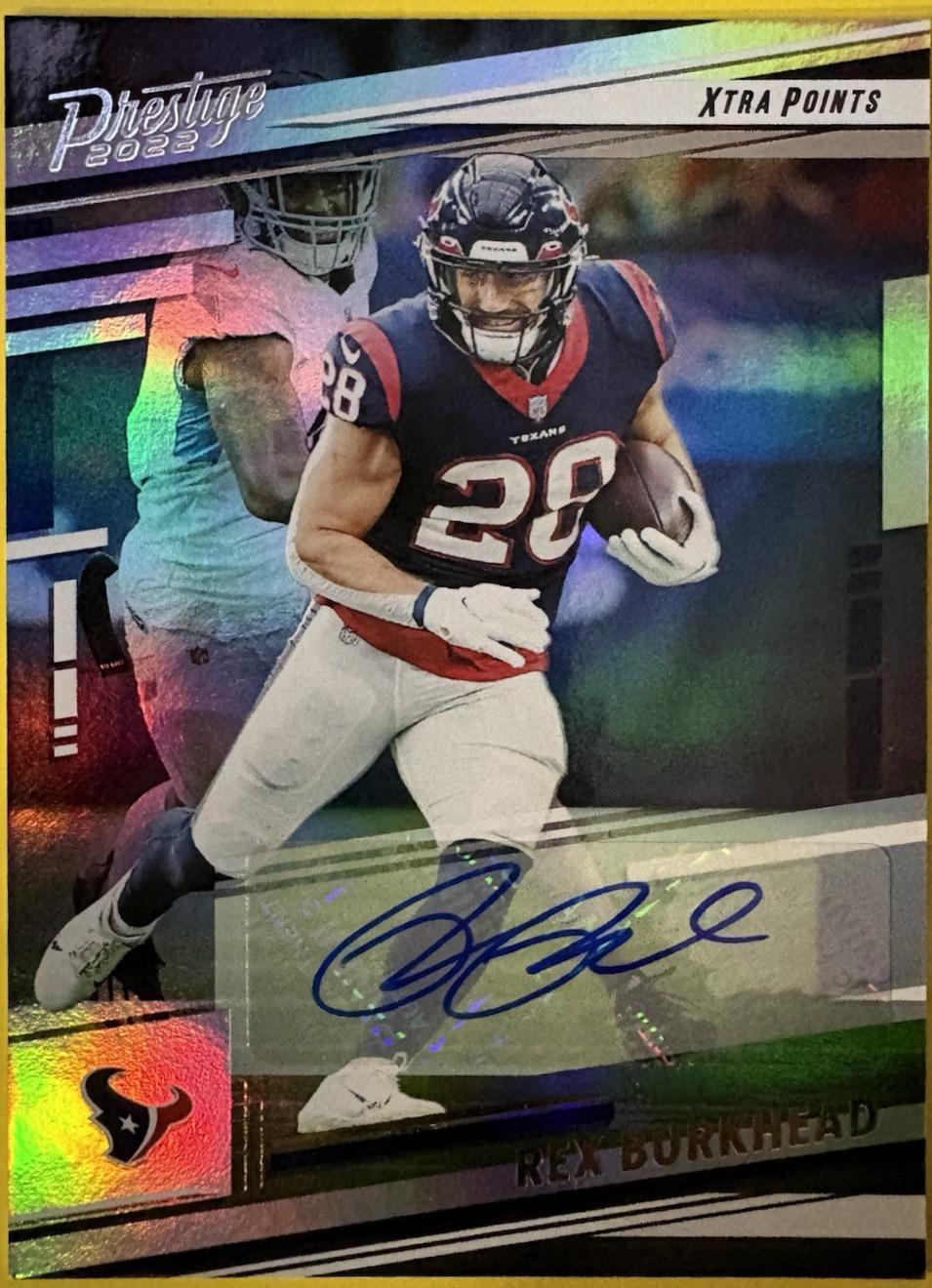 Rex Burkhead [Signature] #116