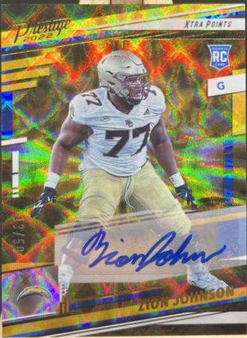 Zion Johnson [Signature Gold] #381