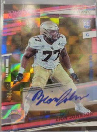 Zion Johnson [Signature Pink] #381