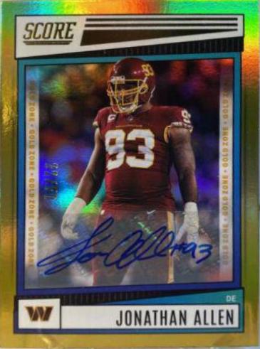 Jonathan Allen [Signature Gold Zone] #259