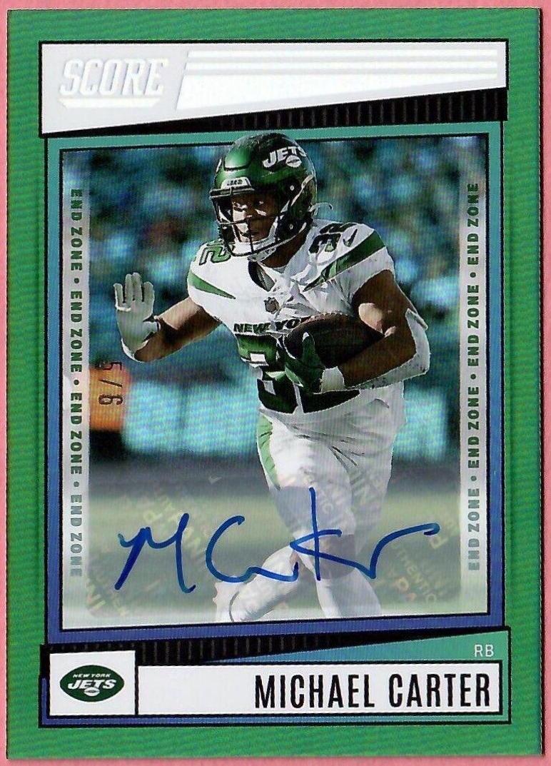 Michael Carter [Signature End Zone] #296