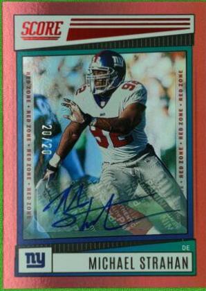 Michael Strahan [Signature Red Zone] #239