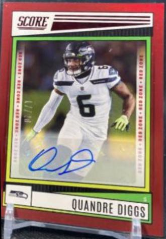 Quandre Diggs [Signature Red Zone] #177