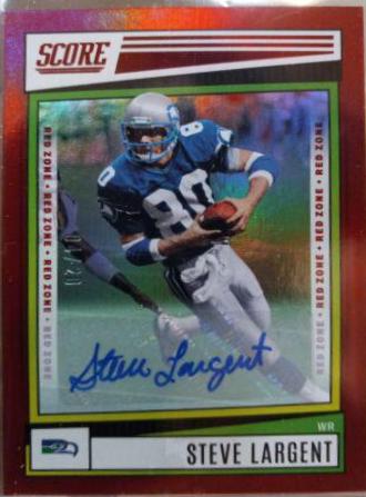 Steve Largent [Signature Red Zone] #180