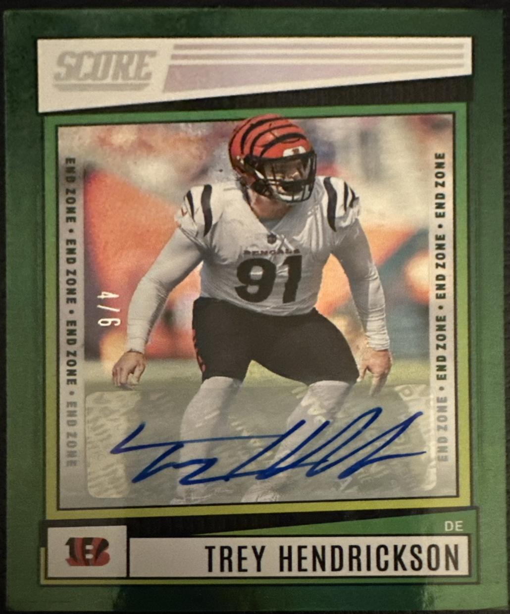 Trey Hendrickson [Signature End Zone] #196