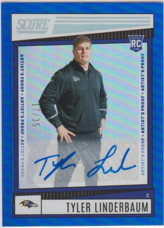 Tyler Linderbaum [Signature Artist's Proof] #323