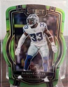 Damone Clark [Neon Green Die Cut] #274