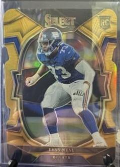 Evan Neal [Gold Die Cut] #83