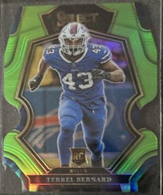 Terrel Bernard [Neon Green Die Cut] #113