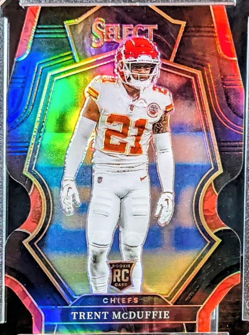 Trent McDuffie [Black Die Cut] #150