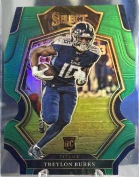 Treylon Burks [Green Die Cut] #195