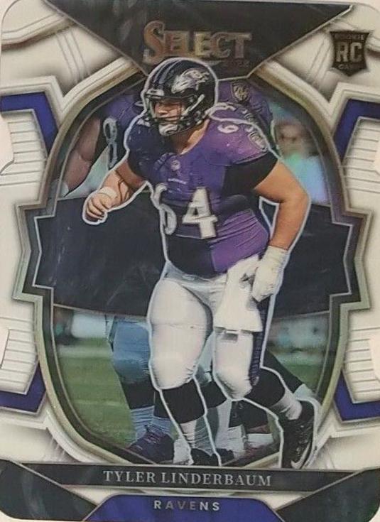 Tyler Linderbaum [White Die Cut] #74