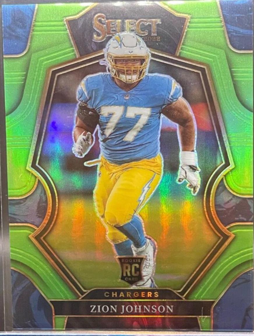 Zion Johnson [Neon Green] #156