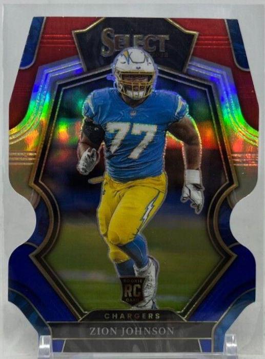 Zion Johnson [Red Blue Die Cut] #156