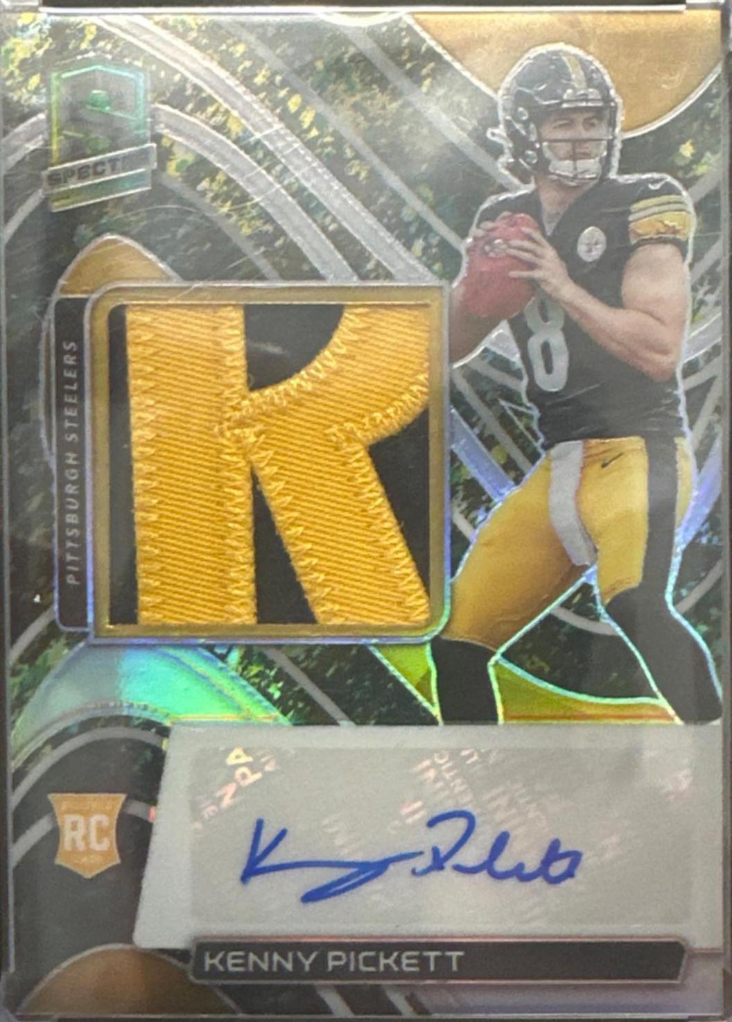 Kenny Pickett [Patch Autograph Neon Splatter] #211