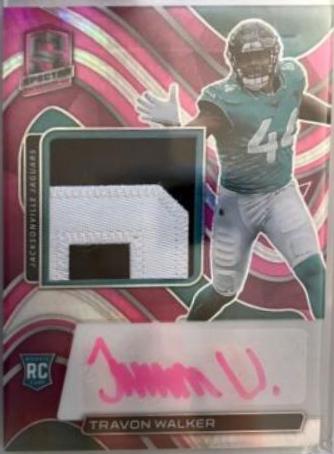 Travon Walker [Patch Autograph Neon Pink] #201