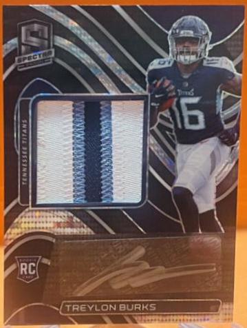 Treylon Burks [Patch Autograph Neon Black Light] #210