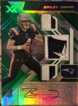 Bailey Zappe [Autograph Green] #129