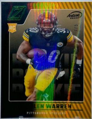 Jaylen Warren [Autograph Artist Proof Emerald] #176