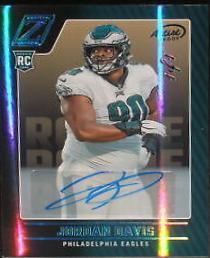 Jordan Davis [Autograph Artist Proof Emerald] #158