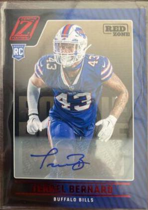 Terrel Bernard [Autograph Red Zone] #160
