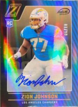 Zion Johnson [Autograph Artist Proof Gold] #175