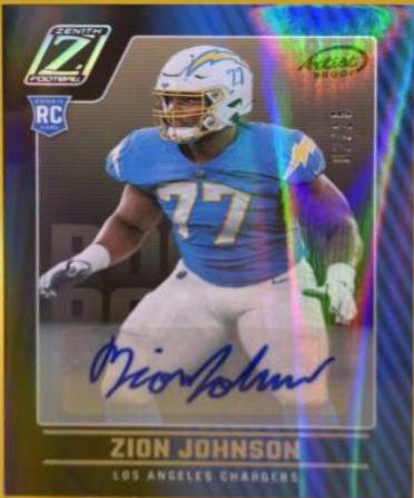 Zion Johnson [Autograph Artist Proof Silver] #175